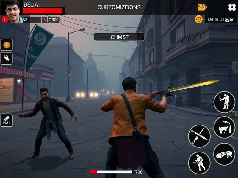 Delhi Dagger character customization screen